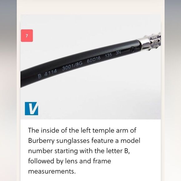 Burberry Sun Glasses Like new model B4083 with case - Picture 9 of 13